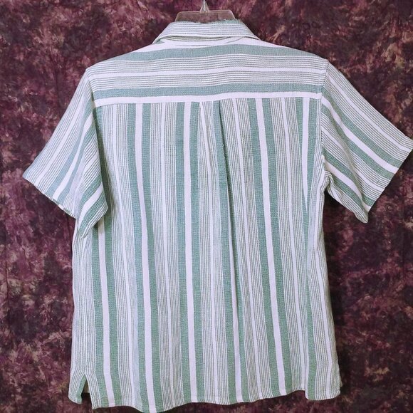 Lot of 2 Tops Vintage 80s L.L. Bean Coolweave Shirts Lady-M/L Cotton Pockets - Picture 8 of 10